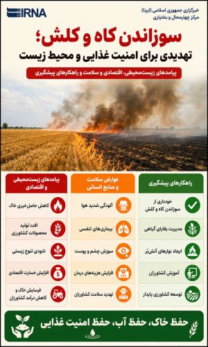 آتش در مزارع؛ پیامدهای خطرناک سوزاندن کاه و کلش آتش در مزارع؛ پیامدهای خطرناک سوزاندن کاه و کلش