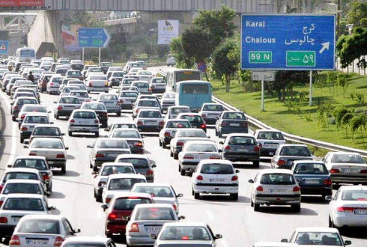 افزایش 65 درصدی ترددهای جاده‌ای/ ترافیک سنگین در قزوین-کرج-تهران