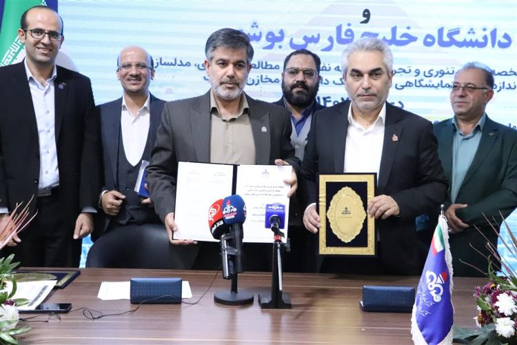 شرکت نفت و گاز اروندان در سومین روز از نمایشگاه صنعت نفت خوزستان 7 قرارداد و تفاهم نامه همکاری با شرکت های داخلی و دانشگاه ها امضا کرد