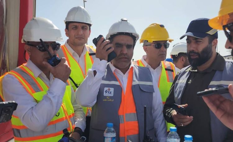 اجرای سناریوی نشت آمونیاک در رزمایش پدافند شیمیایی منطقه پارس