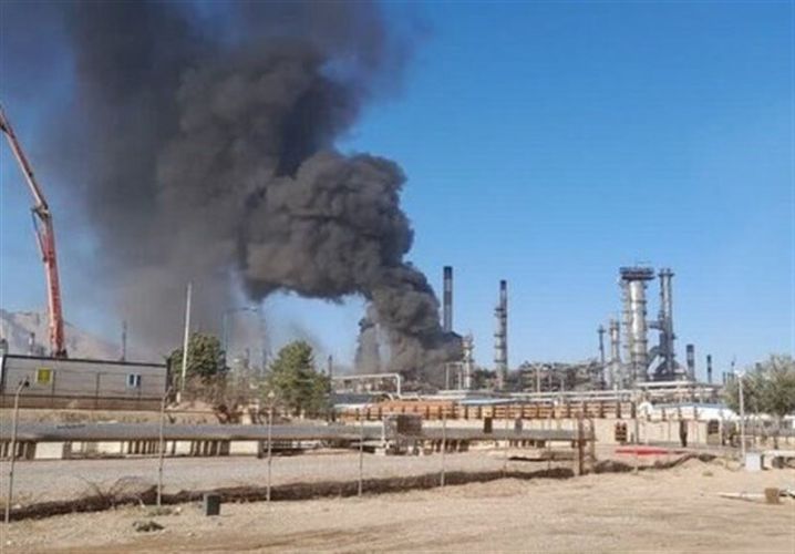 آتش‌سوزی در پالایشگاه اصفهان