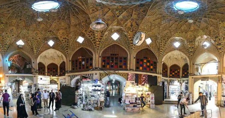 مرمت چهارسوق بزرگ بازار تهران کلید خورد مرمت چهارسوق بزرگ بازار تهران کلید خورد