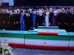  اقامه نماز بر پیکر رهبر شهید و خانواده ایشان به امامت آیت الله سبحانی