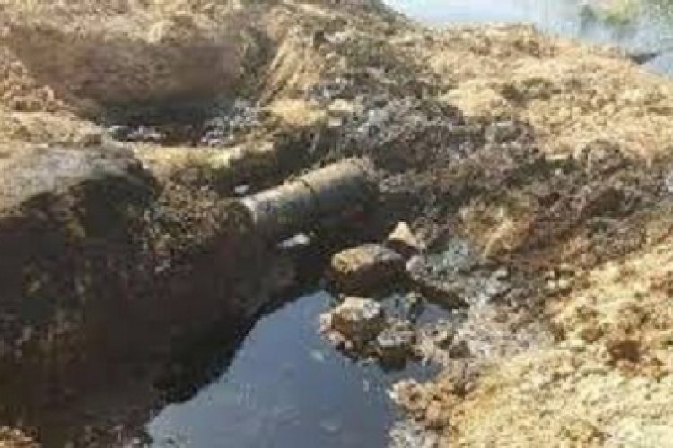 شکسته شدن خط انتقال نفت خام خوزستان در چهارمحال وبختیاری