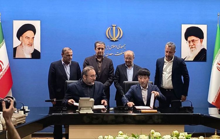 امضای نخستین قرارداد بین المللی صدور خدمات فنی و مهندسی تکنولوژی ایرانی تولید #آهن_اسفنجی800هزار تنی PERED  