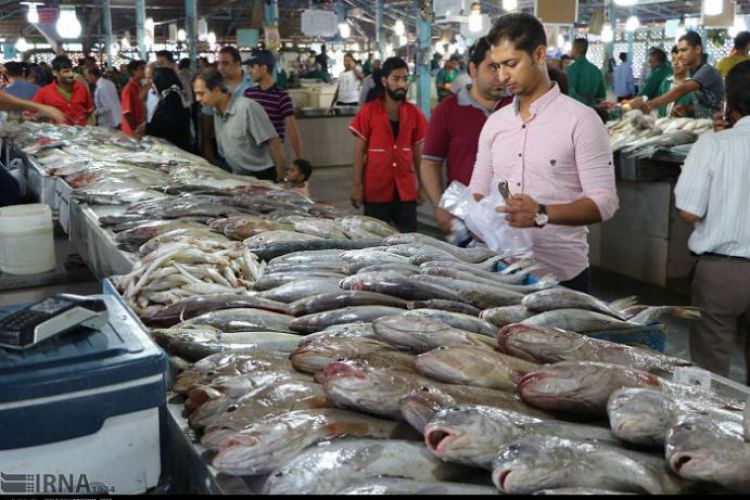 وضعیت بازار ماهی در آستانه عید