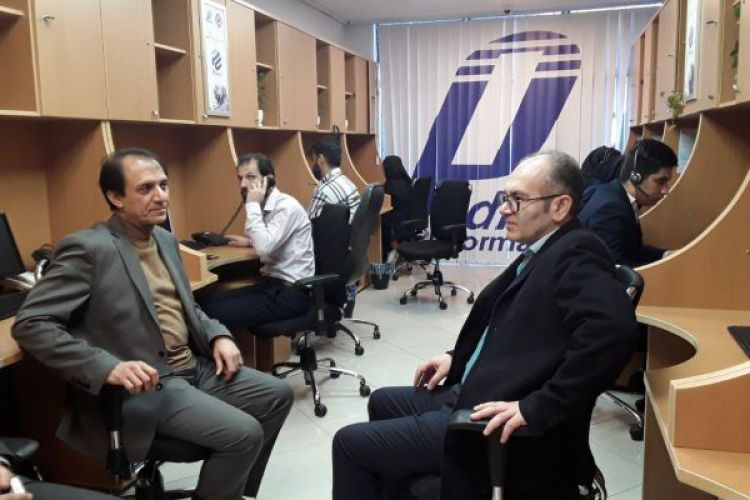   بازدید سر زده معاون فناوری اطلاعات بانک ایران زمین از مرکز تماس این بانک