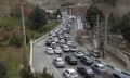 ترافیک سنگین در آزادراه تهران - شمال